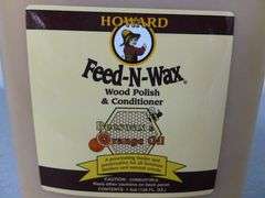 New Howard 1 Gallon Feed N Wax Wood Polish & Conditioner