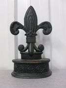 Cast Iron Mantle Decoration - 10" H - Heavy Piece