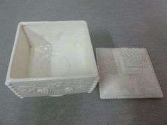(3) Collector / Vintage Items - Enesco Candy Dish With Lid No. E-3206 / Toby Mug / Japan Knott's Ber