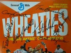 (2) Collectible Wheaties - Minnesota Twins 1987 World Series Boxes - Includes Authentic Autographed