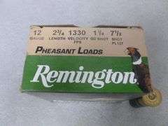 Remington Box Of 23 - 12 Gauge 7 1/2 Shot