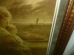 Vintage Framed & Matted Picture