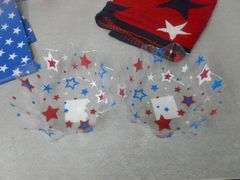Patriotic Themed Table Cloths / Runner / Snack Bowls