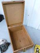 Shoeshine Kit With Dovetailed Wooden Case