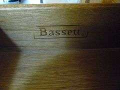 Nice Basset Oak Office Desk / With Optional Side Extension / Oak Chair