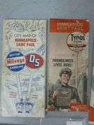 Group Of (8) Vintage Oil Company Road Maps