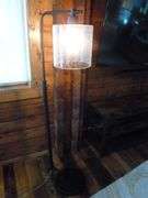 Nice Metal Framed Floor Lamp - 57" H