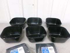 Group Of (5) Cereal Bowls / Plastic Flatware / Napkins