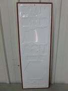 Large Morton Buildings Embossed Metal Sign - 10" x 29"