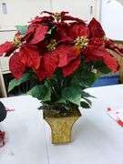 Group Of Nice Christmas Themed Artificial Plants - Related Items