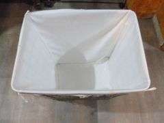 Portable Metal Laundry Room Basket