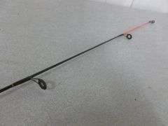 (2) Ice Fishing Jiggle Sticks / Includes An Open Face Combo