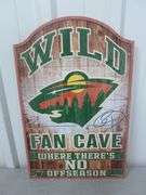 Collectible Minnesota Wild - Fan Cave Sign Autographed By #6