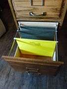 Nice Oak File Cabinet - Two Drawer