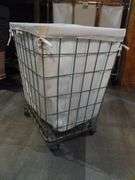 Portable Metal Laundry Room Basket