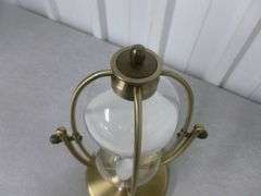 Large Hour Glass - Bronzed Metal - Swivel - 13" H