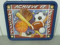Sports Themed Framed Picture - 18" x 22"