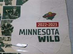 Group Of Minnesota Wild Collectibles / Includes (2) Koivu Retirement Stadium Souvenirs