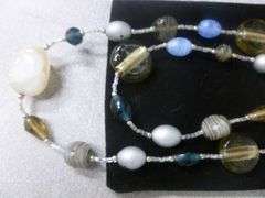 (3) Nice Faux Stone Themed Women's Necklaces