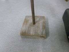 (2) Heron Themed Mantle Decorations - 14" & 26" H