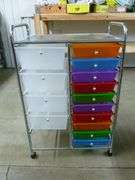 Portable Organizer Cart - 14 Drawer