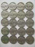 20 - Buffalo Nickels w/Dates
