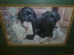 " Cabin Fever " Framed & Matted Print - 14" x 17"