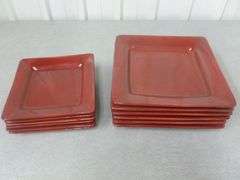 Pier 1 Imports (12) Piece Square Plate Set