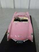 Collectible Bburago Pink Corvette - Die Cast Metal Car - 7" L
