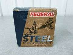 Federal Box Of (22) No. 4 Steel Shotgun Shells