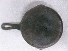 Vintage No. 3 Cast Iron Egg Pan - 6.5" Across - Marked with A (P) Under Handle
