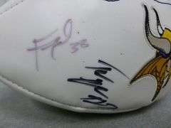 Collectible Minnesota Vikings Football With Several Authentic Autographs