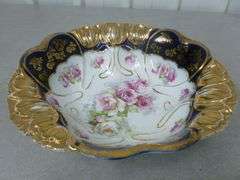 Antique IPF Germany Hand Painted Porcelain Serving Bowl