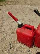 (4) Poly Gas Cans