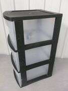 Sterlite 3 Drawer Poly Organizer With Wheels