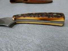 Schrade USA Uncle Henry No. 152 UH Knife With Sheath - 7.5" H