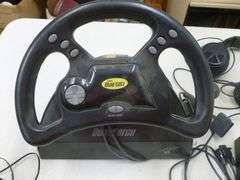 Mad Catz Video Game Race Wheel / Foot Pedals - Turtle Beach Headset