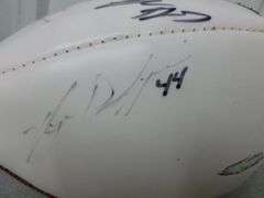 Collectible Minnesota Vikings Football With Several Authentic Autographs