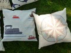 (5) Lake Themed Indoor / Outdoor Couch Pillows