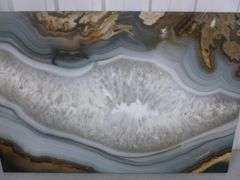Large Agate Themed Print On Canvas - 24" x 36"