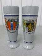 (2) Collectible Gerz Germany Beer Steins - 9.5" H