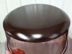 Large Visions 5 Liter Purple Glass Kettle With Lid