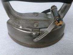Antique Iron With Handle - Nice Piece