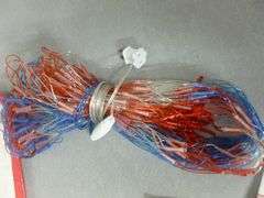 Group Of Patriotic Themed Picnic Items - Party Lights