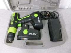 Kawasaki 21.6V Cordless Drill Set With (2) Batteries / Charger