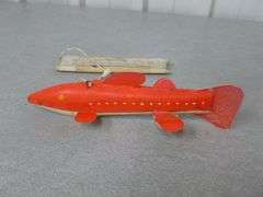 Custom Made Wooden Spearing Decoy - 8" L