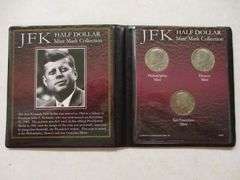 JFK Half Dollar Mint Mark Collection - 1981 P & D, Proof 1974-S