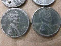 (4) Steel Wheat Lincoln Pennies - (2) 1943 D - (1) 1943 and (1) 1943 S
