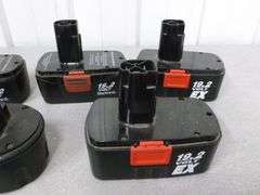 Group Of (12) Used Power Tool Batteries