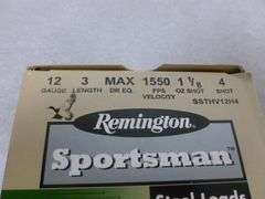 Remington Box Of (9) - 12 Gauge No. 4 Steel / (7) - Mixed Brand 12 Gauge Shells